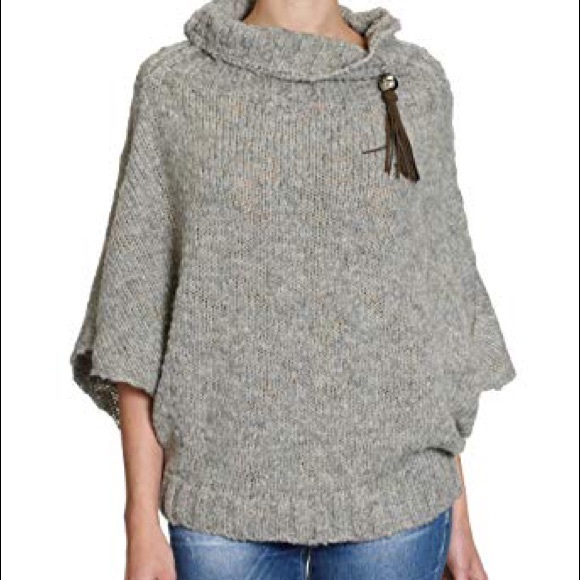 Miss Sixty Knit Poncho - Picture 1 of 5